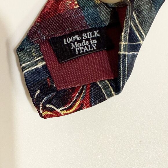 Alta Moda Montebello 100% Silk Men's Necktie Made in Italy Multicolor - Picture 13 of 15